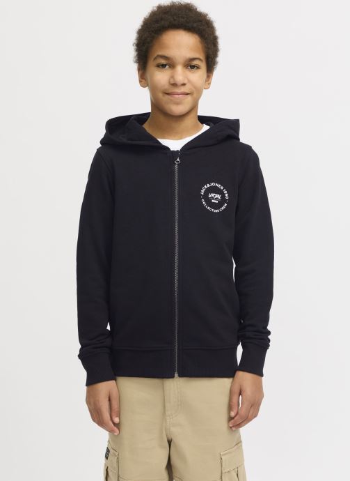 Vêtements Jack & Jones Jjsimon Sweat Zip Hood Jnr 12270188 pour Accessoires