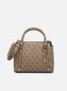 Guess Sacs à main ECO ERICA 2 COMP SATCHEL pour Female T.U HWESG951006 LATTE LOGO