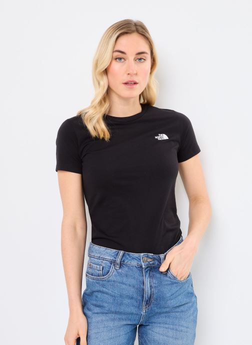 Vêtements The North Face W S/S SIMPLE DOME SLIM TEE pour Accessoires