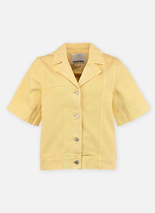 Vêtements ROUJOLIE 2/4 RESORT COLLAR DENIM SHIRT pour Accessoires - Vila - Modalova