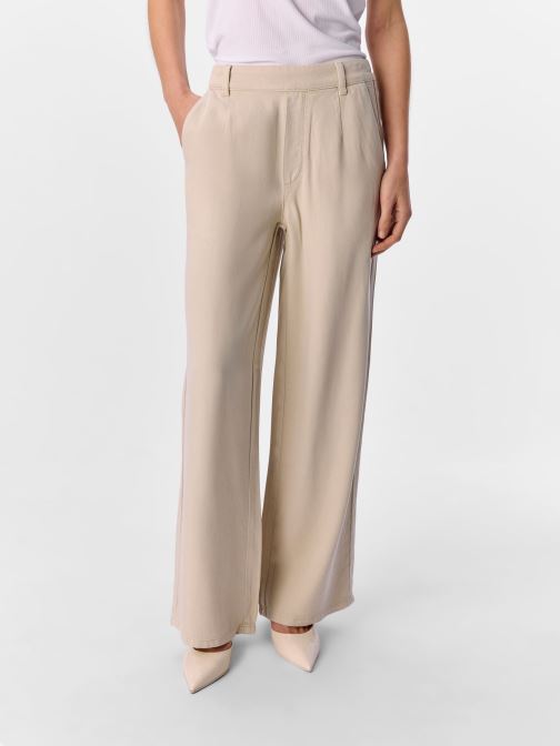 Vêtements OBJFRAME LISA WIDE MW PANTS NOOS pour Accessoires - OBJECT - Modalova