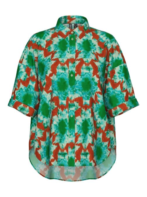 Vêtements PCTRAYCE SS SHIRT WVN FC BC pour Accessoires - Pieces - Modalova