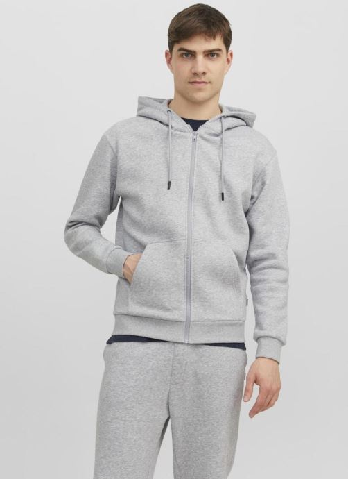 Vêtements Jack & Jones JJEBRADLEY SWEAT ZIP HOOD NOOS pour Accessoires