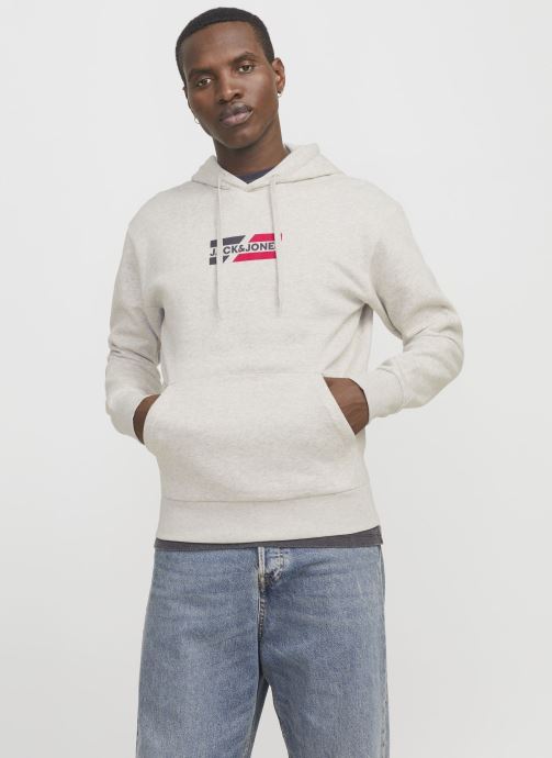 Vêtements Jack & Jones JJECORP GRAPHIC SWEAT HOOD NOOS pour Accessoires