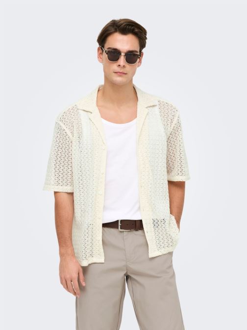 Vêtements ONSNOVAK RLX RESORT SS ZIGZAG SHIRT pour Accessoires - Only & Sons - Modalova