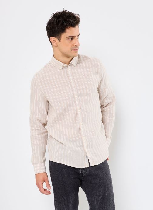 Vêtements CFDALLAS LS BD striped 100% linen shirt pour Accessoires - Casual Friday - Modalova