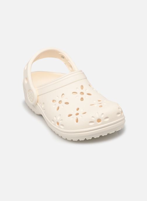 Sandales et nu-pieds Classic Floral Cut Out Clog K pour Enfant - Crocs - Modalova