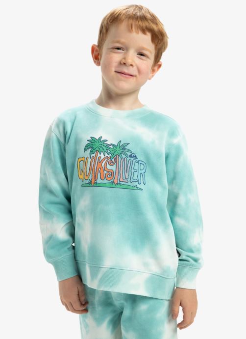 Vêtements Quiksilver Tie Dye Crew Boys EQKFT03398 pour Accessoires