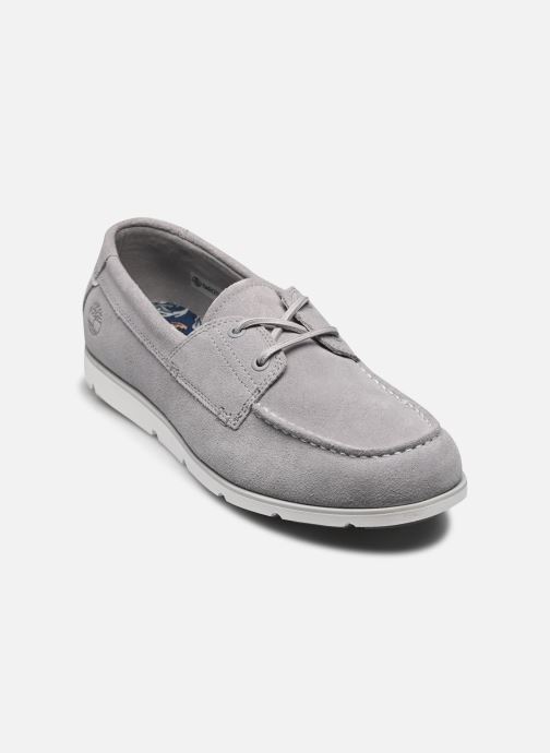 Mocassins Timberland GRAF LACE UP SHOE LTGRY pour Homme