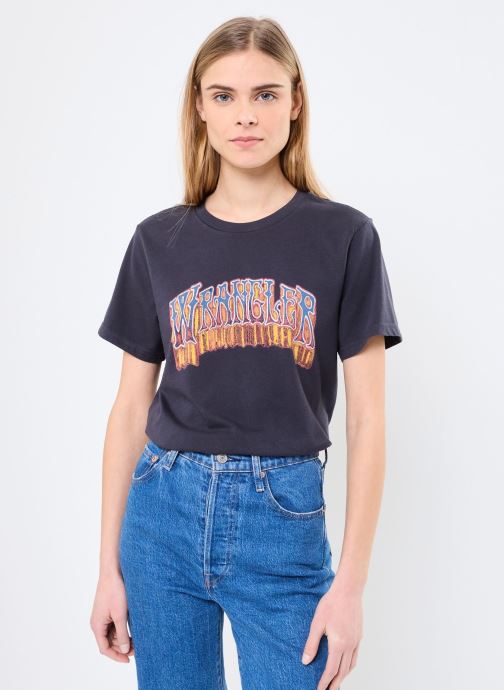 Vêtements Graphic Tee Faded Black pour Accessoires - Wrangler - Modalova