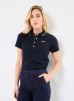 Schott Vêtements Polo Classic Avec Bord Cote Raye pour Accessoires Female XS PSDANNAW-Navy