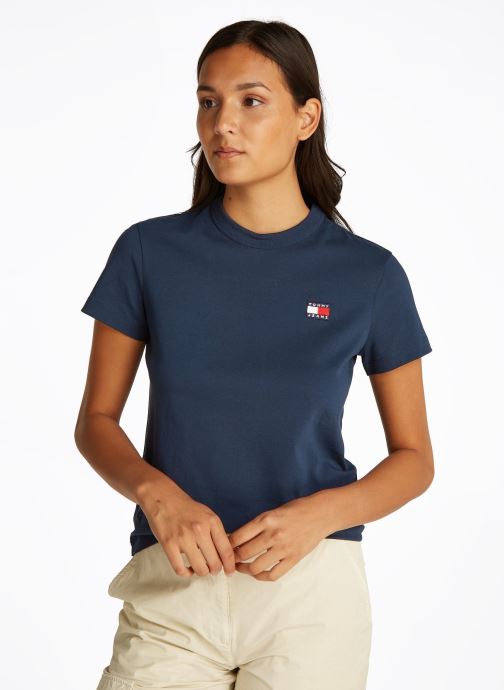 Vêtements Tommy Jeans Tjw  Reg Badge Tee DW0DW20153 pour Accessoires