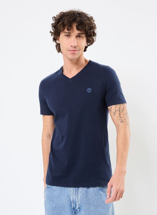Vêtements Timberland V Neck Short Sleeve Tee pour Accessoires