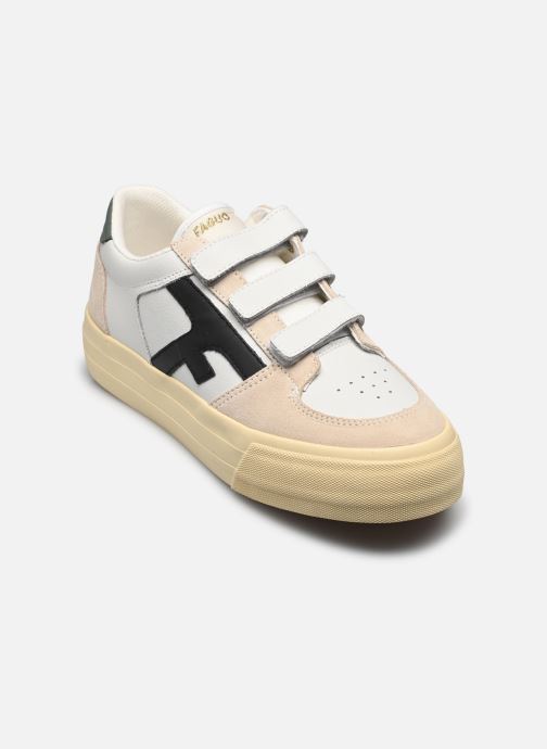 Baskets WALNUT PLATFORM VELCRO LEATHER SUEDE - Faguo - Modalova