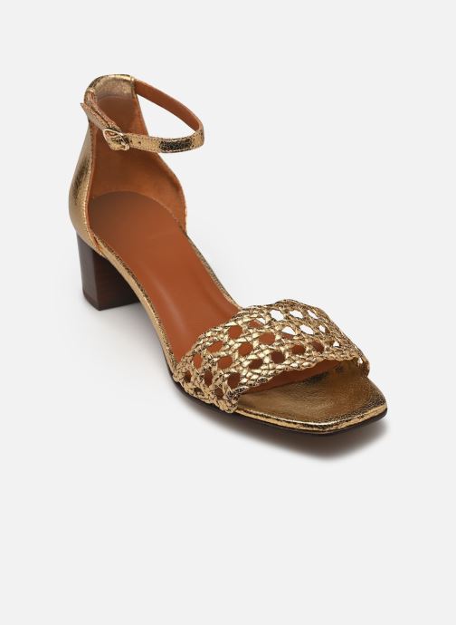 Sandales et nu-pieds Sandales n°890 - Cuir craquelé - Doré - Rivecour - Modalova