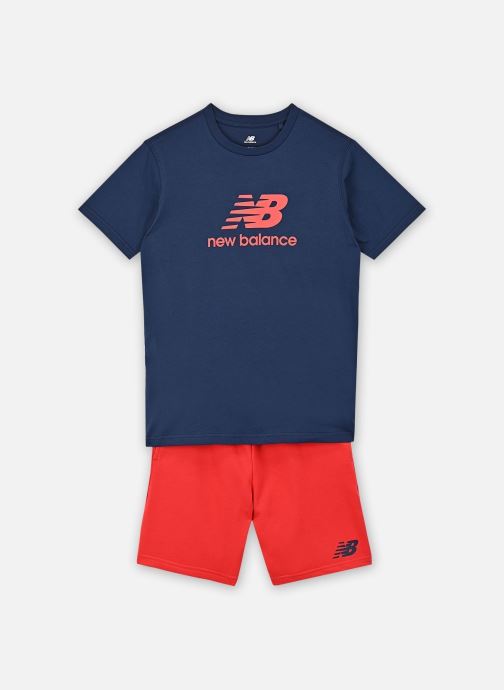 Vêtements New Balance Kids New Balance Stacked Logo Tee & LB Short Set pour Accessoires