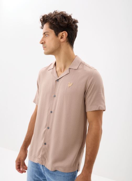 Vêtements Geo Motif Printed Revere Shirt pour Accessoires - Lyle & Scott - Modalova