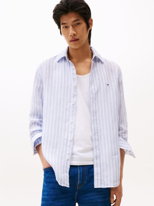 Vêtements Linen Essential Stri MW0MW38581 pour Accessoires - Tommy Hilfiger - Modalova
