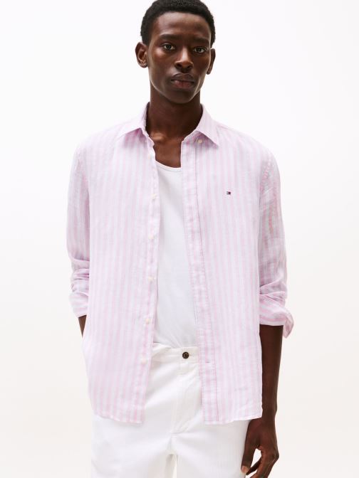 Vêtements Linen Essential Stri MW0MW38581 pour Accessoires - Tommy Hilfiger - Modalova