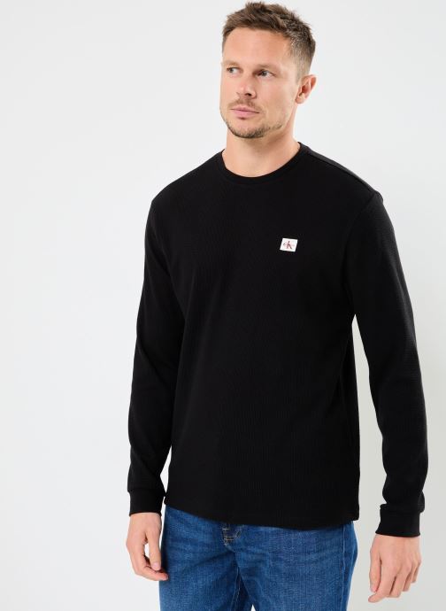 Vêtements Ls Waffle Badge Crew LV040EM217 pour Accessoires - Calvin Klein Jeans - Modalova