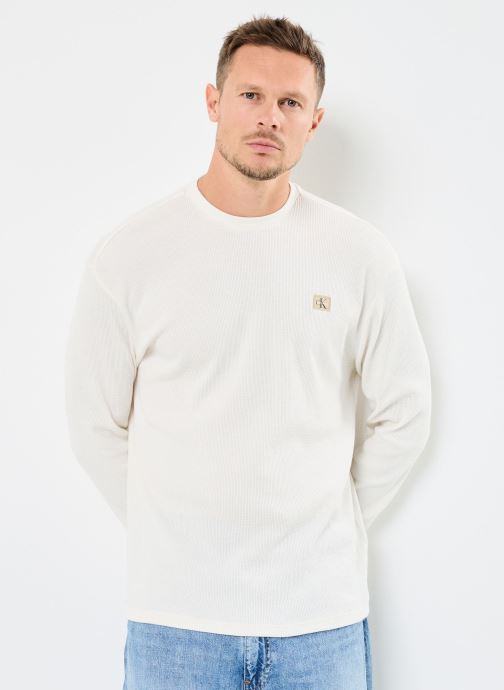 Vêtements Ls Waffle Badge Crew LV040EM217 pour Accessoires - Calvin Klein Jeans - Modalova