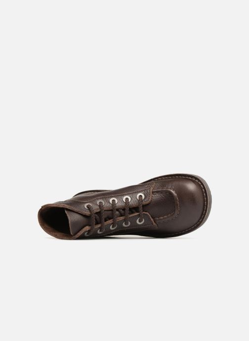kickers kick col marron