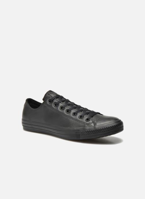 Sneaker Converse Chuck Taylor All Star Monochrome Leather Ox M schwarz detaillierte ansicht/modell