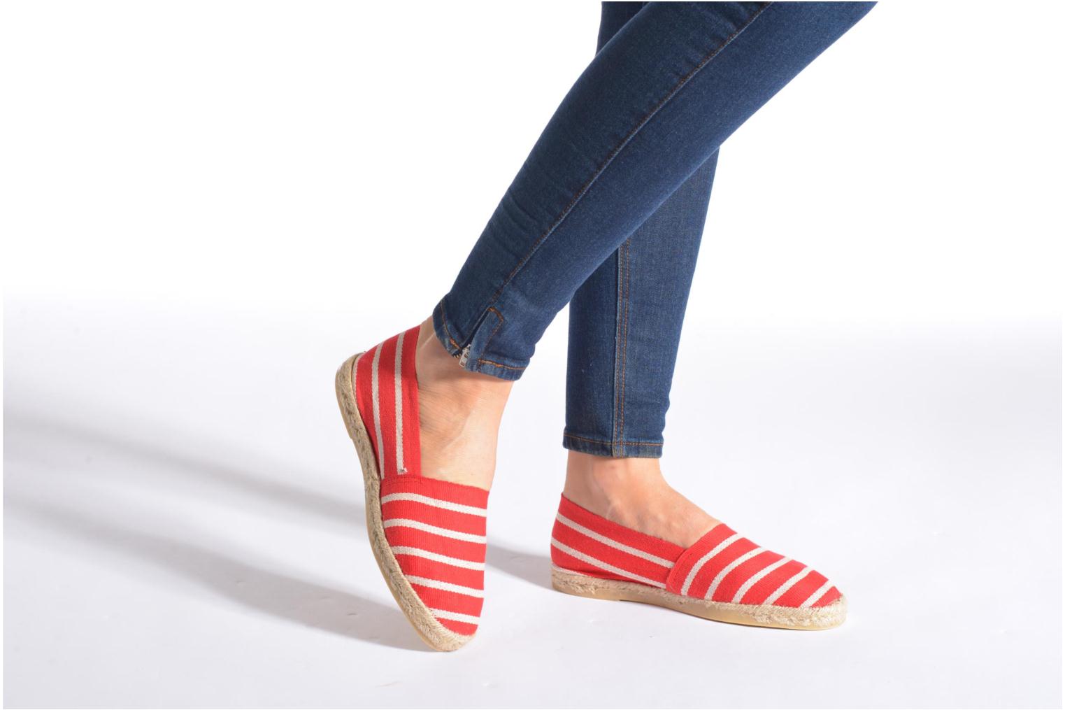 F Rouge La L'espadrille Rayure De Marine Sabline Maison w48pqa8RB