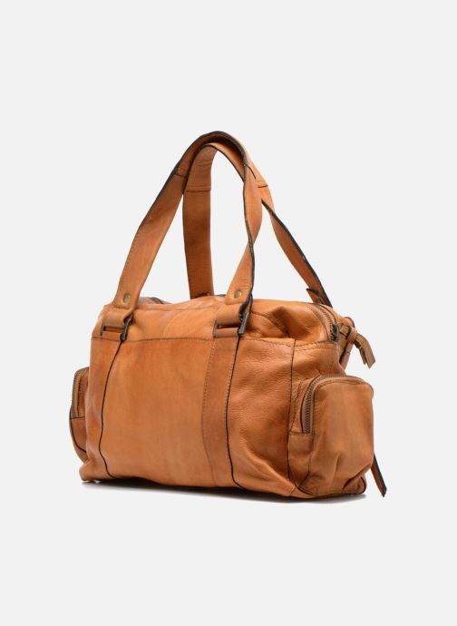 sac pieces cognac