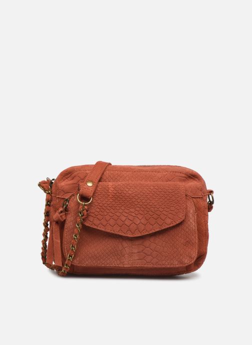 Handtaschen Pieces Naina Leather Crossover orange detaillierte ansicht/modell