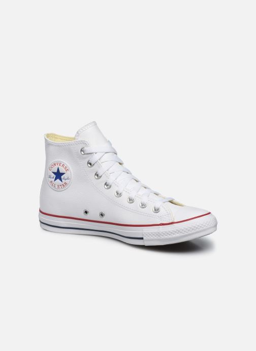 Sneakers Converse Chuck Taylor All Star Leather Hi M Hvid detaljeret billede af skoene