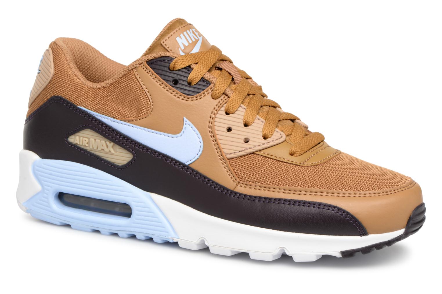 Nike Nike Air Max 90 Essential (Marron) - Baskets chez Sarenza (330063) Baskets Nike Nike Air Max 90 Essential Marron vue détail/paire