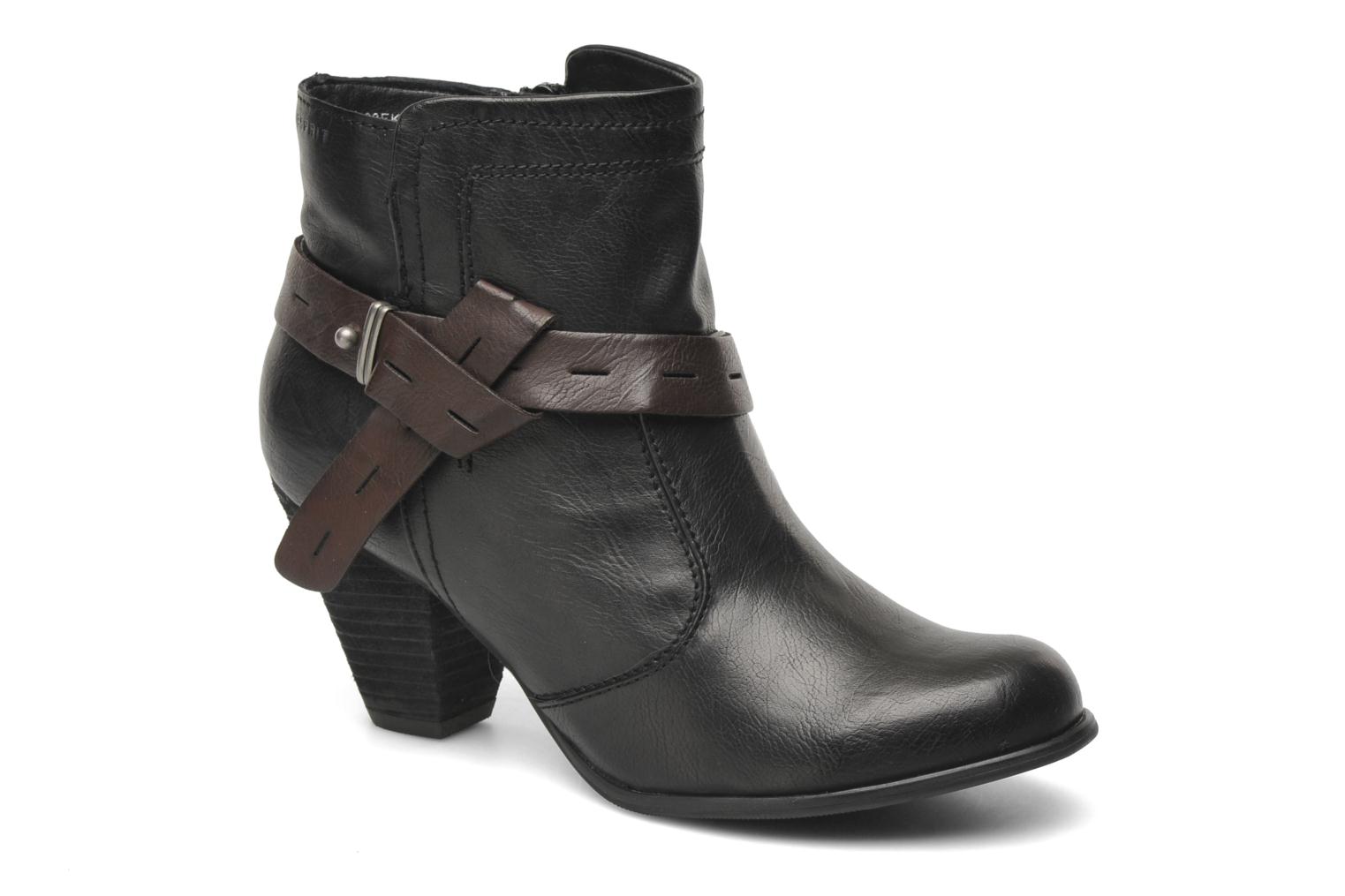 Esprit Evelin Bootie (Black) - Ankle boots chez Sarenza (149219)