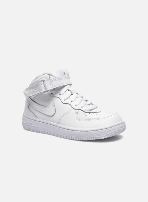 Sneakers Nike Air Force 1 Mid (PS) Hvid detaljeret billede af skoene