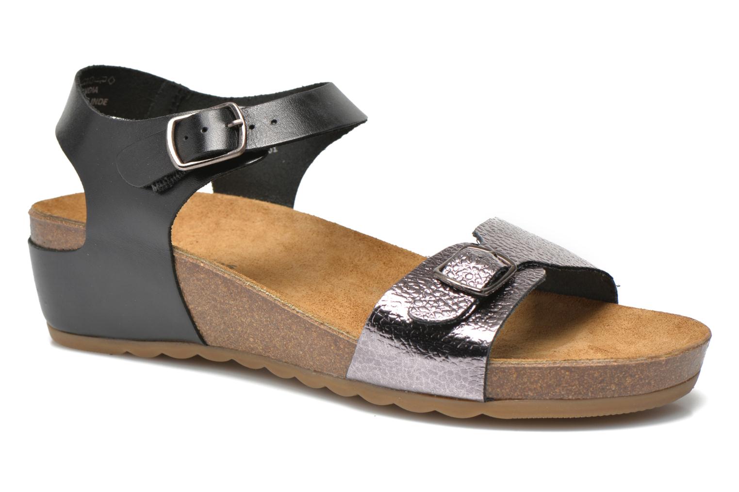 Hush Puppies Tease Soothe (Black) Sandals chez Sarenza (255506)