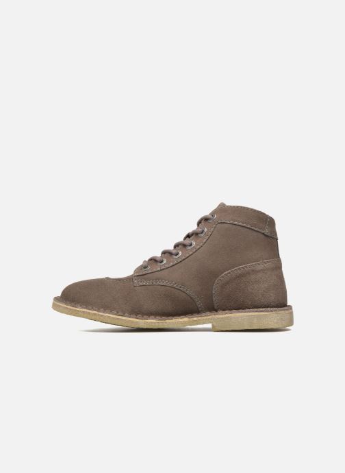 263898 Kickers F beige Orilegend Schnürschuhe wqIIrxapX5
