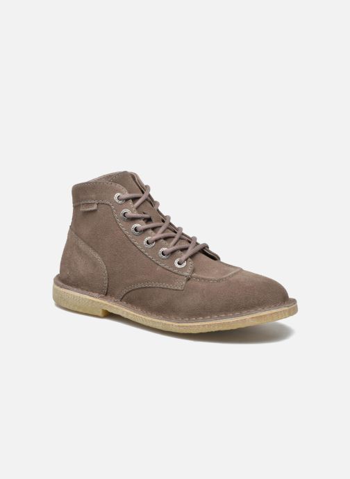 263898 Kickers F beige Orilegend Schnürschuhe wqIIrxapX5