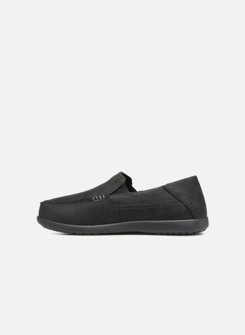 crocs santa cruz 2 luxe leather black