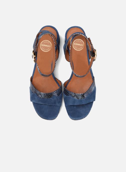Bleu et nu Sister 2 Tennesse pieds by Sandales Made SARENZA TXxZB1