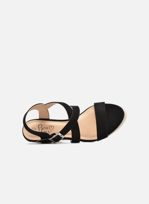 McjasonnoirSandales Shoes pieds Nu Chez285302 Love Et I RjA54L