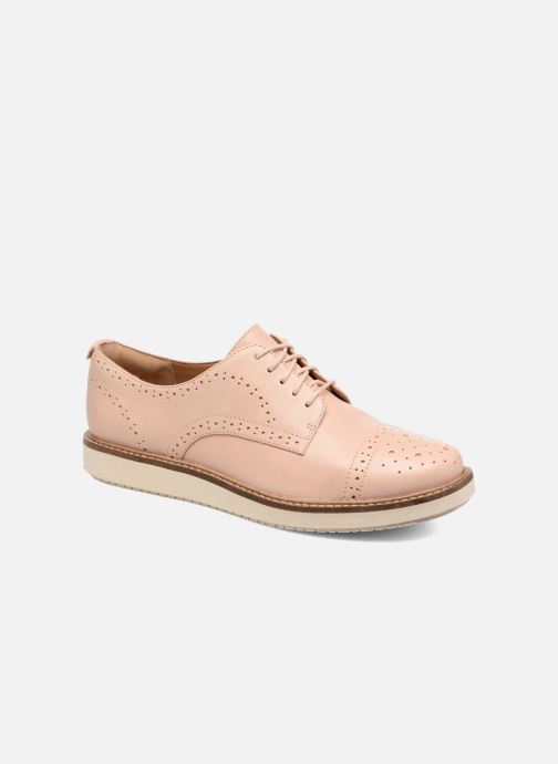 syfa pink lace up trainers