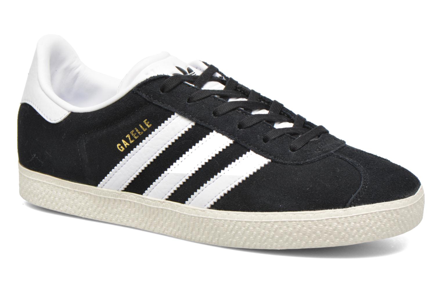 Adidas Originals Gazelle J (Noir) - Baskets chez Sarenza (286480) Baskets Adidas Originals Gazelle J Noir vue détail/paire