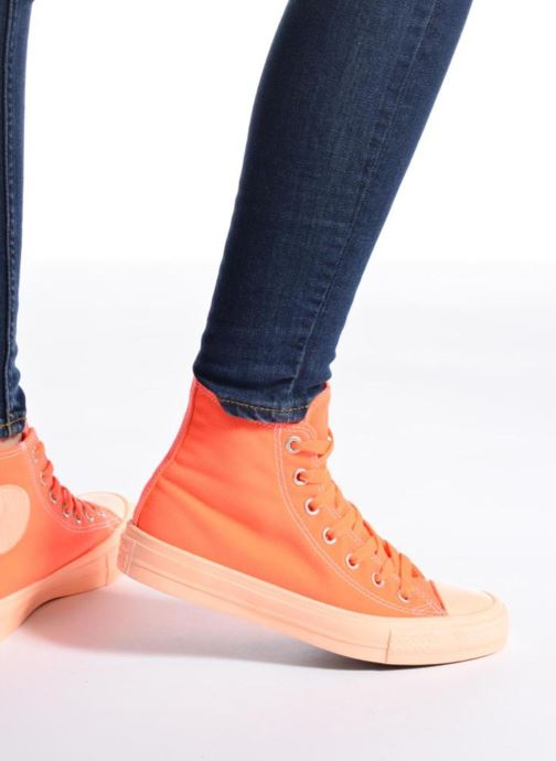 converse chuck ii hi trainers with pastel midsole