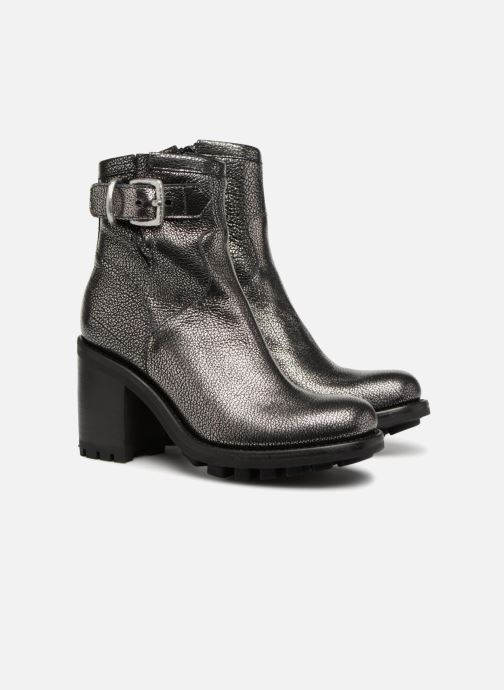 argent Bottines Chez Boots Lance Et 9 Gero Buckle Small 336233 Justy Free Bqw0vYx