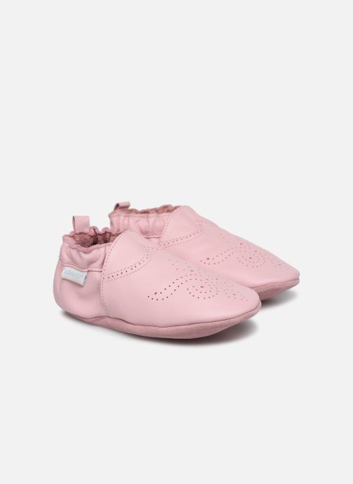 Hjemmesko Robeez Chic & Smart Pink detaljeret billede af skoene