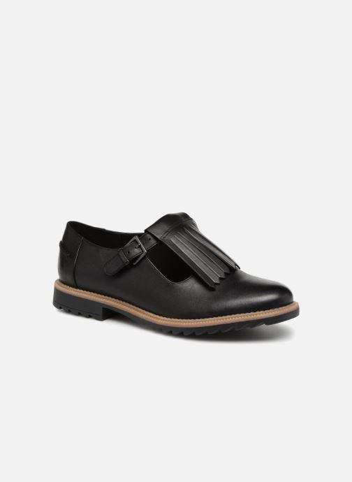 clarks griffin mia black leather