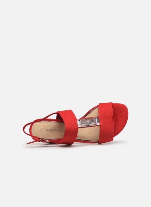 Chez Sandales Nyla Et pieds Nu 2 rouge Marco Tozzi HI8qn7