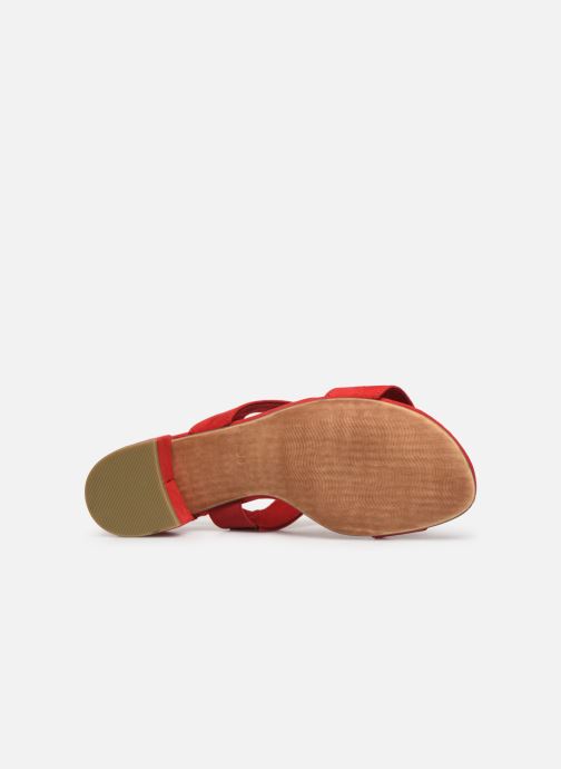 Chez Sandales Nyla Et pieds Nu 2 rouge Marco Tozzi HI8qn7