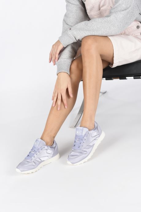 Satin Reebok Sneaker Classicleather 316081 lila Xxqzp5YT
