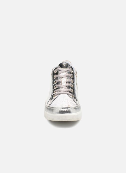 Khrio Baskets Crac Et Blanc Argent Solena JclFT13K